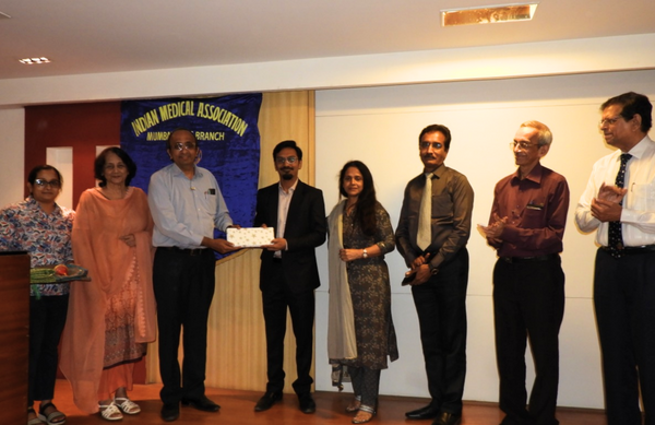 Dr. Harshit Vaidya delivered a presentation at InI MA