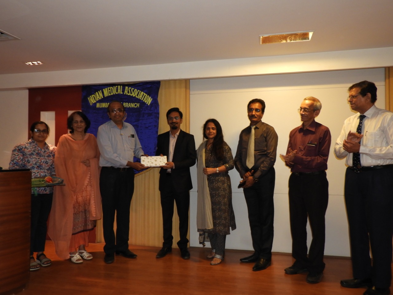 Dr. Harshit Vaidya delivered a presentation at Bombay Ophthalmology Association 5 Awarded at IMA