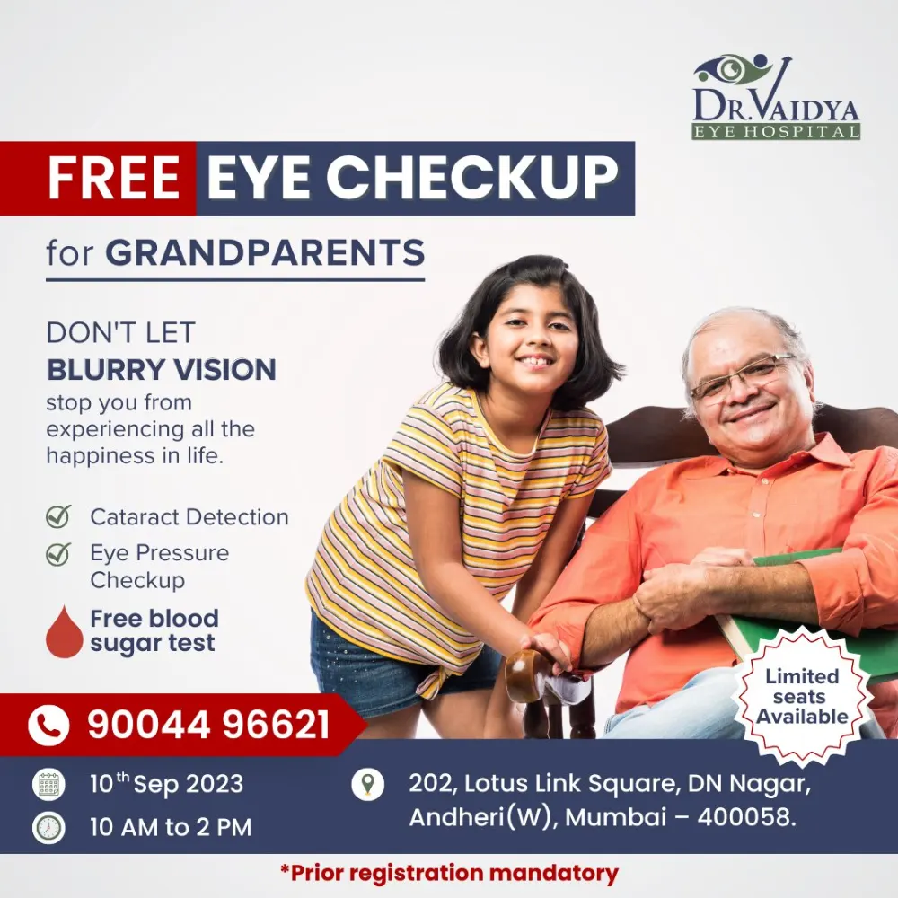 Free Eye Check Up in Andheri West at Dr Vaidya Eye Hospital, Andheri